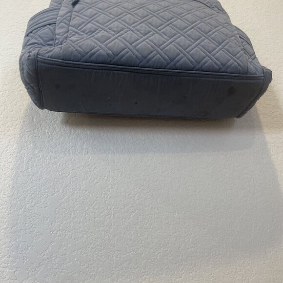 Vera Bradley Stroll Around Baby Work Travel Diaper Bag gray Quilted - Picture 7 of 12